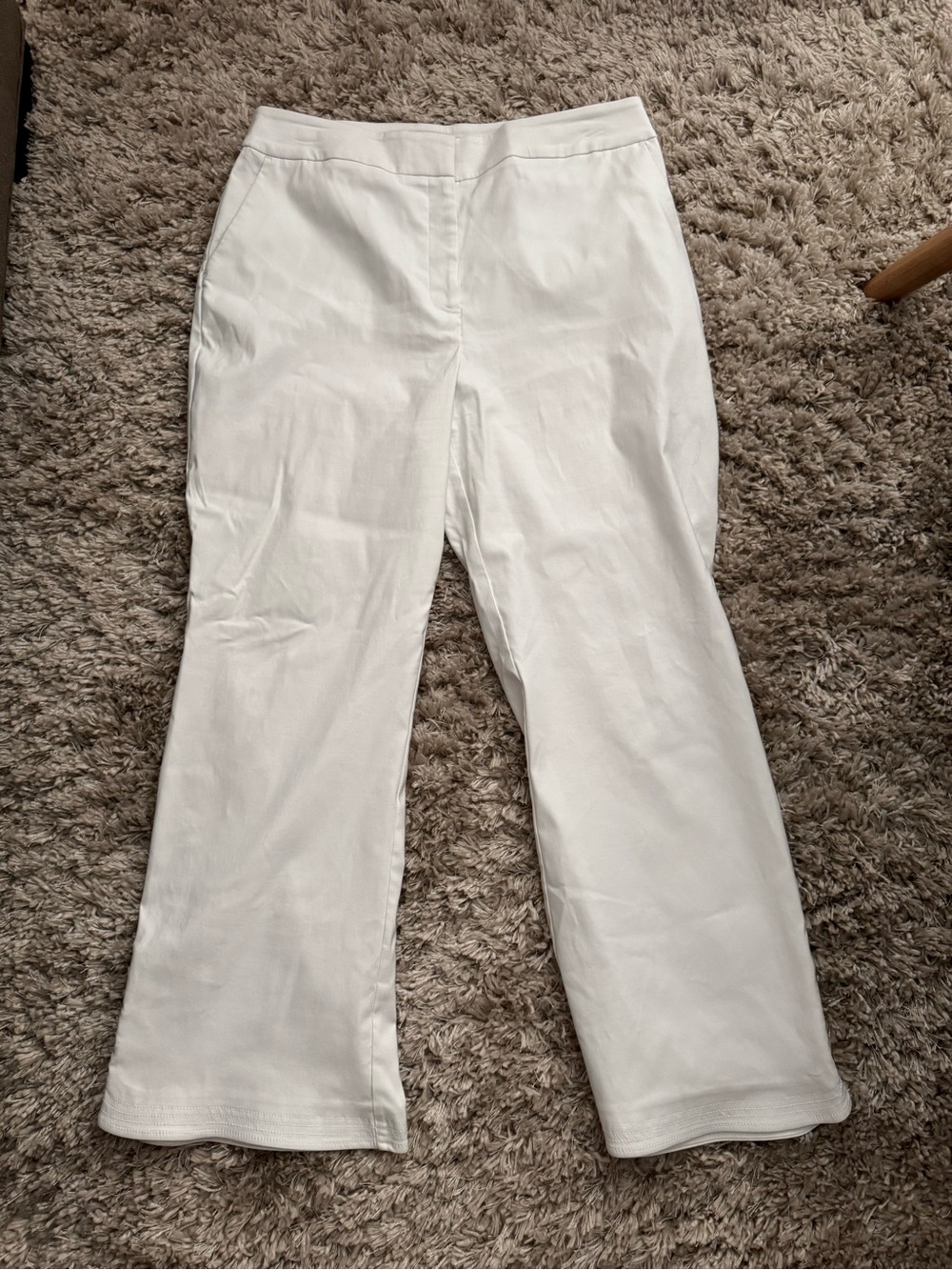 Versona White Pants - Modern Straight Fit